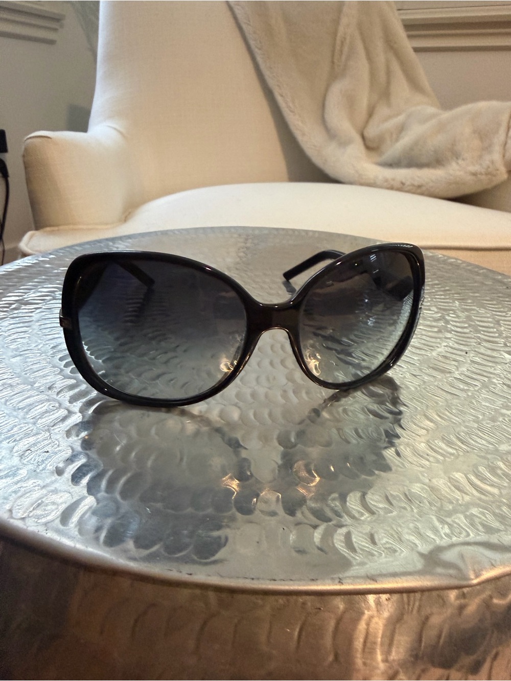 Fendi Women's Oversized Sunglasses - Black Gradient Lenses